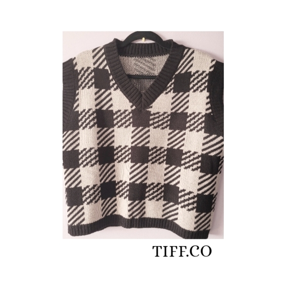 V-Neck Sweater Vest - Picture 1 of 2